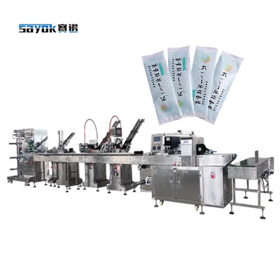 CE Certified Napkin Toothpick Spoon Automatic Packing Line Automatic Feeding Sealing Packing