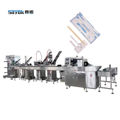 CE Certified Cutlery Set Packaging Machine 80-120 Pack / min Speed For Country Markets