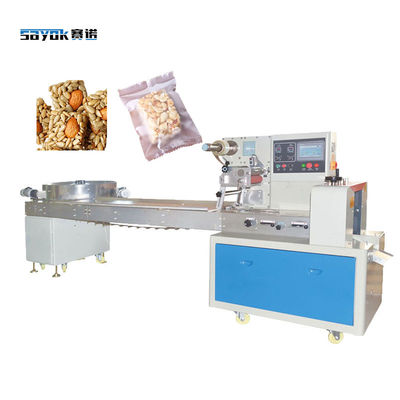 Servo Control High Speed Square Nuts Crisp Automatic Feeding Pillow Packing Machine