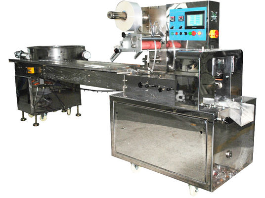 High Quality Gummy Candy Automatic Packing Machinery Vibrating Plate Type Pillow Packaging Machine
