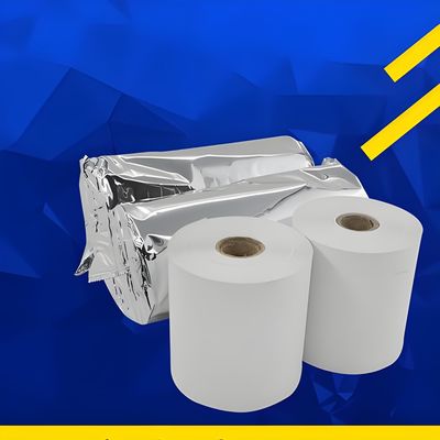 Customized Automatic Pillow Packing Line Thermal Paper Roll Metallic Film Wrapping