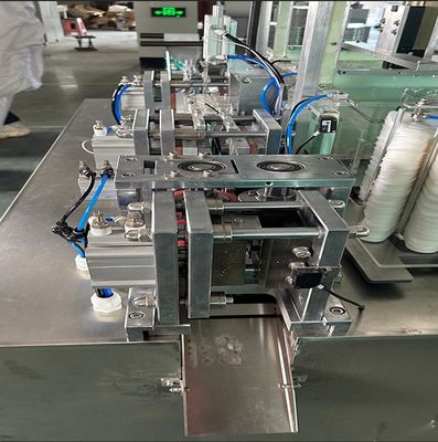 6 Times Central Folds PE Gloves Folding Packing Machine With Servo Motors Control