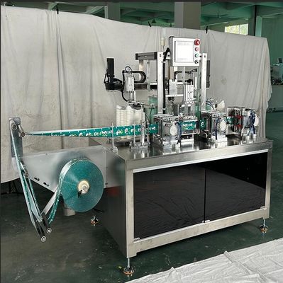 Fully Controlled By Servo Motors PE Gloves Folding Wrapping Machine  Easy Installation