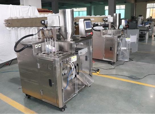 Automatic Small Premade Pouch Packing Machine For 3C Products Bucket Chain Filling Type