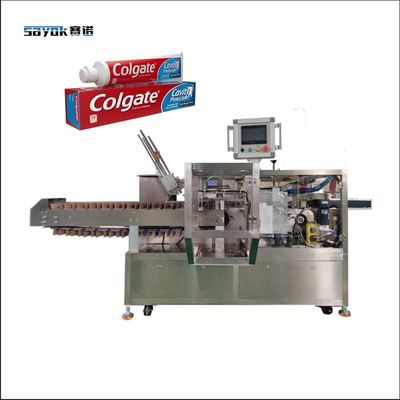 Competitive Horizontal Cartoner Machine For Toothpaste Tube 220V 0.75KW