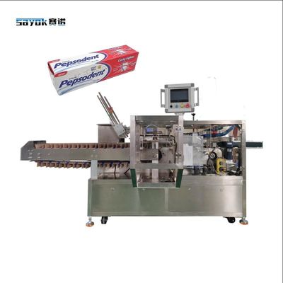 High Loading Performance Tube Products Cartoning Machine With Imported PLC Full Computer Control System