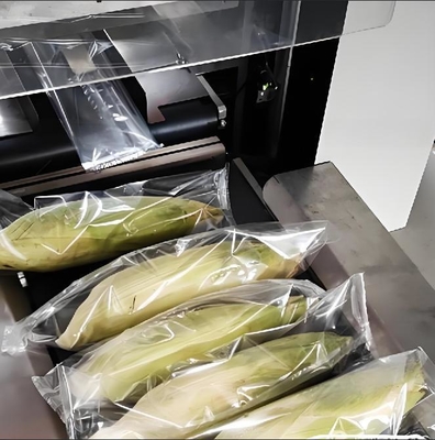Vacuum Pillow Packing Machine With Up And Down Cutter Way for food & Vegetable