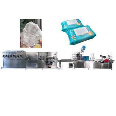 Flexible Wet Wipes Packing Machine allowing quick changeover between different wet wipe pack sizes and packaging materials