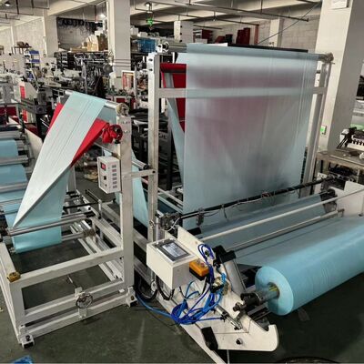 High Efficient Folding Rolling Cutting Machine For Large Dispossable Tablecloth Sheet