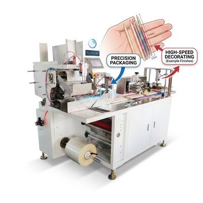 Compact Design Automatic Saliva Tubes Counting Packing Machine To Link With The Capping Machine