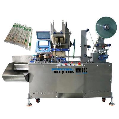 Customized Disposable Chopsticks Individual Packing Machine Three Side Sealing Pack