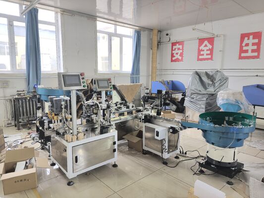 High Efficiency Bottled Toothpick Automatic Packing Line With Vibrating Disc Feeding Bottles And Caps